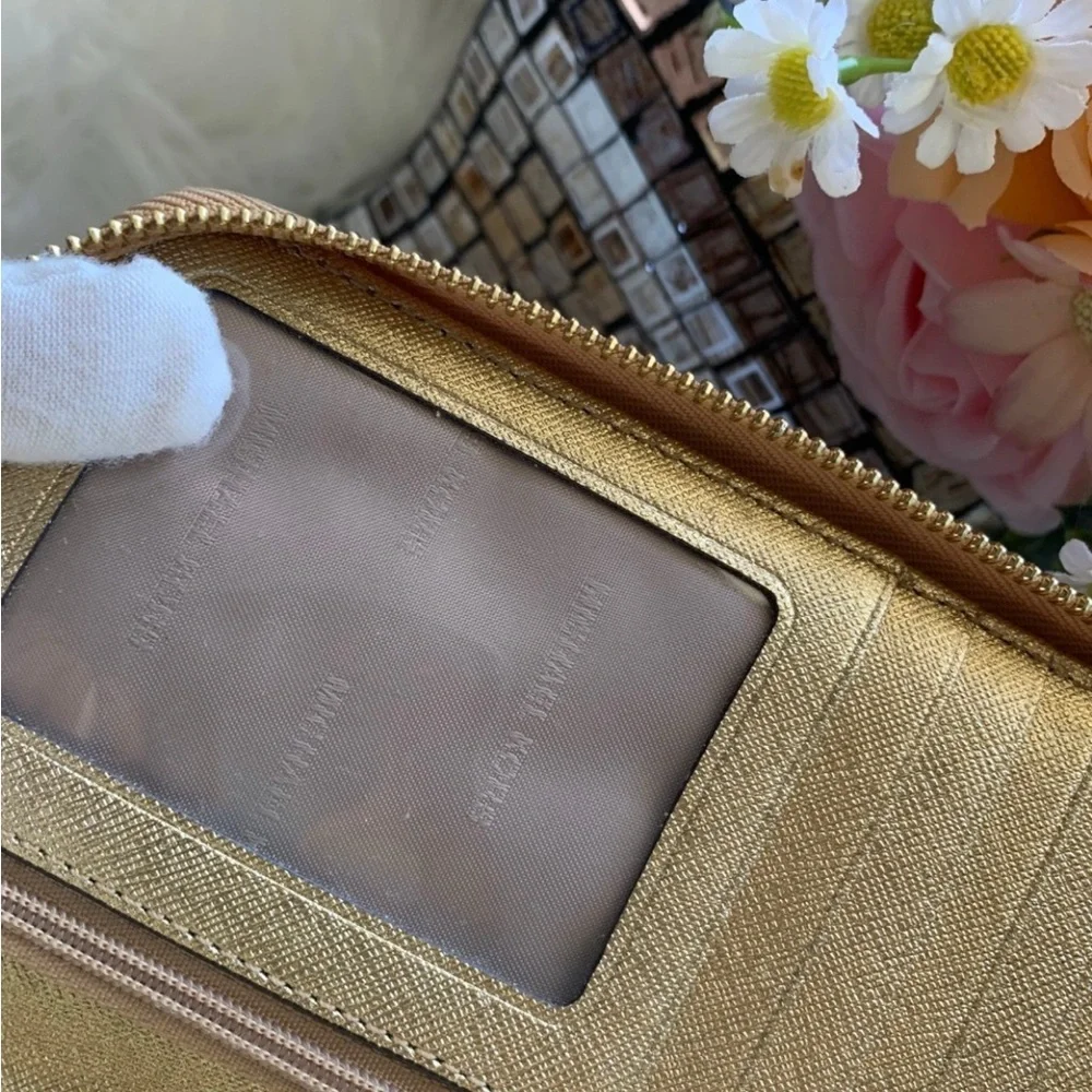 Michael Kors Metallic Gold Wallet